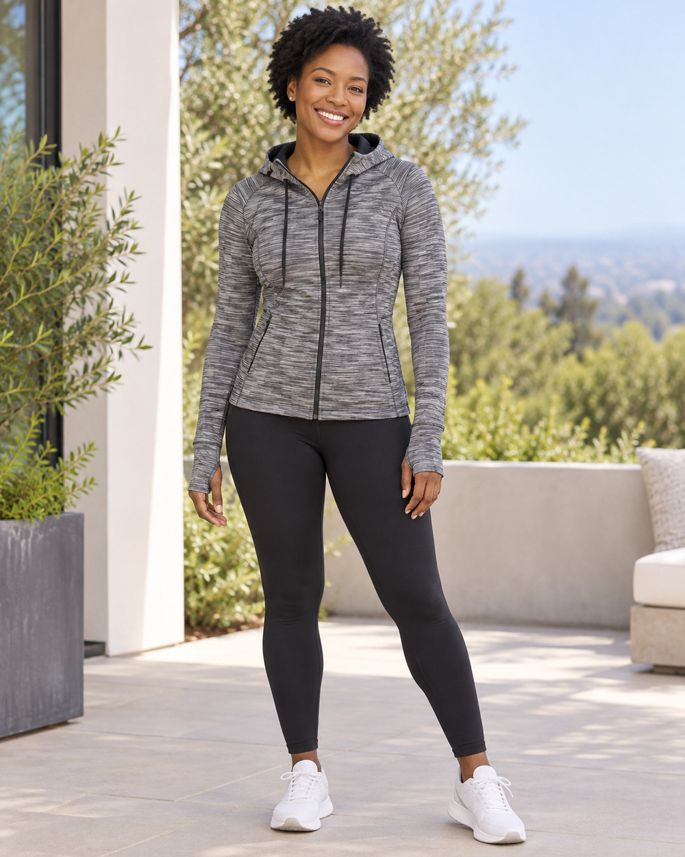 Lululemon Hooded Define Jacket *Nulu Heathered Black / Whi | 6